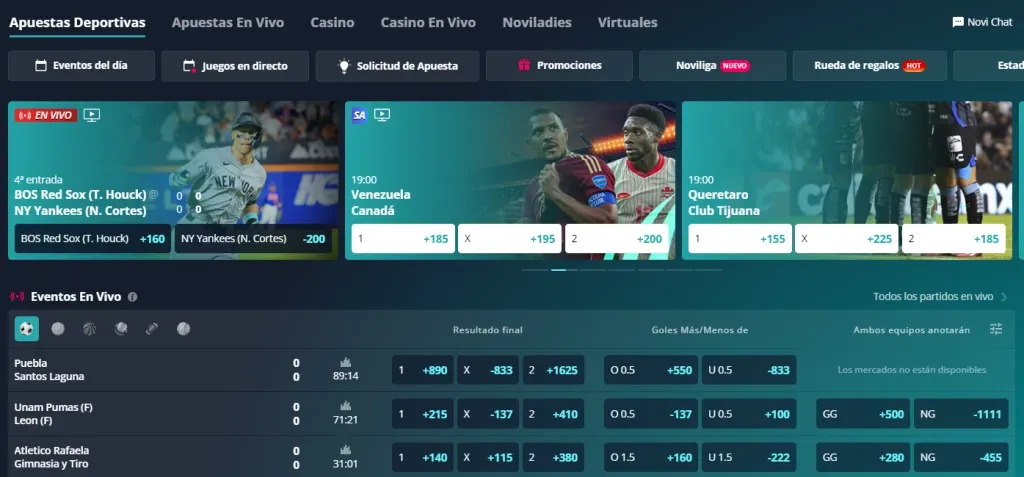 codigo promocional novibet chile