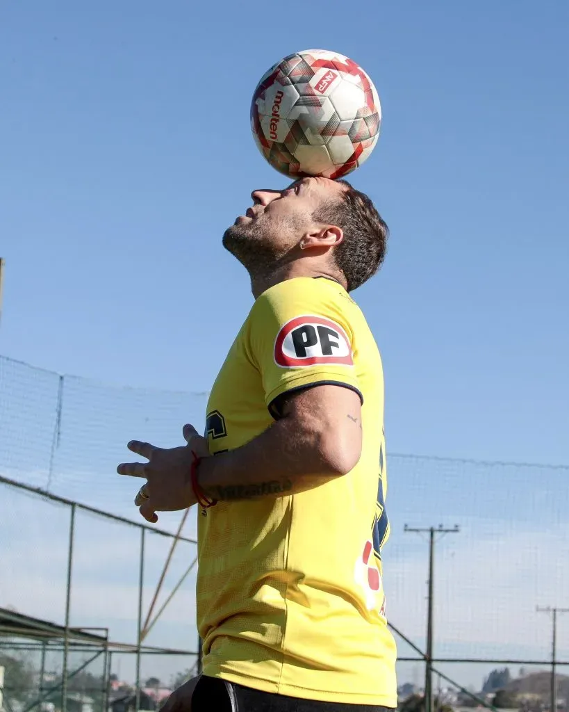Brahian Alemán fue confirmado en la B con la camiseta de la U de Conce. Foto: Comunicaciones U. de Conce.