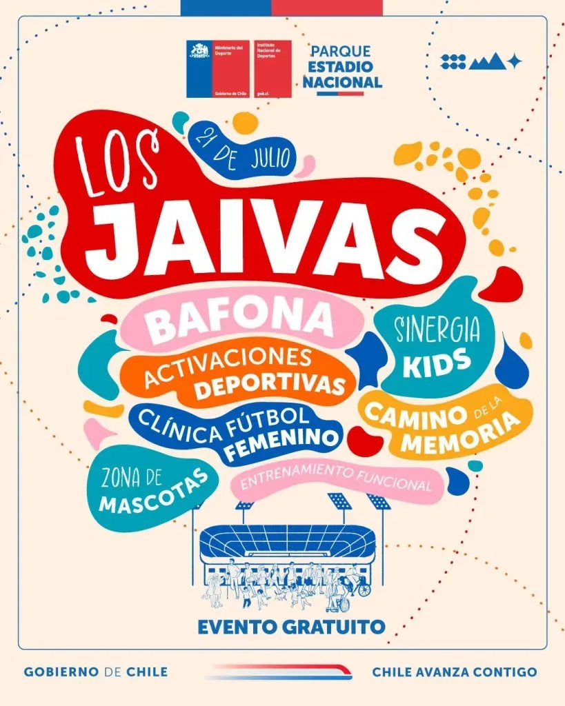 Afiche del recital de apertura del Parque Estadio Nacional