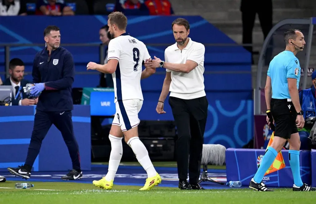 Harry Kane fue reemplazado en la final de la Euro. Foto: Imago