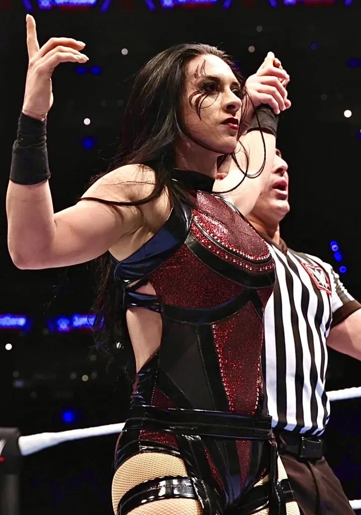 Stephanie Vaquer ganó en su primer combate en la WWE. Foto: Twitter.