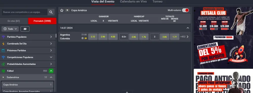 codigo promocion betsala