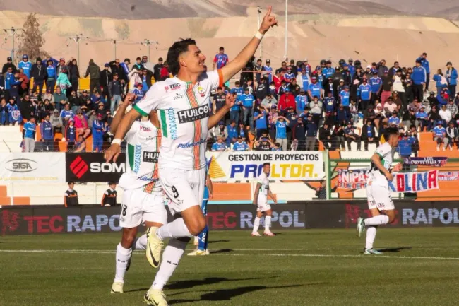 Diego Coelho le anotó uno de los tres goles de Cobresal a la U el pasado sábado. | Foto: Photosport.