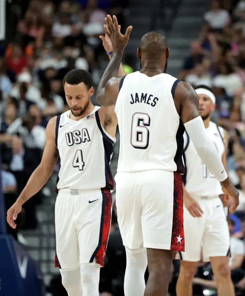 Curry y James serán compañeros en los Juegos Olímpicos. Imagen: Getty.