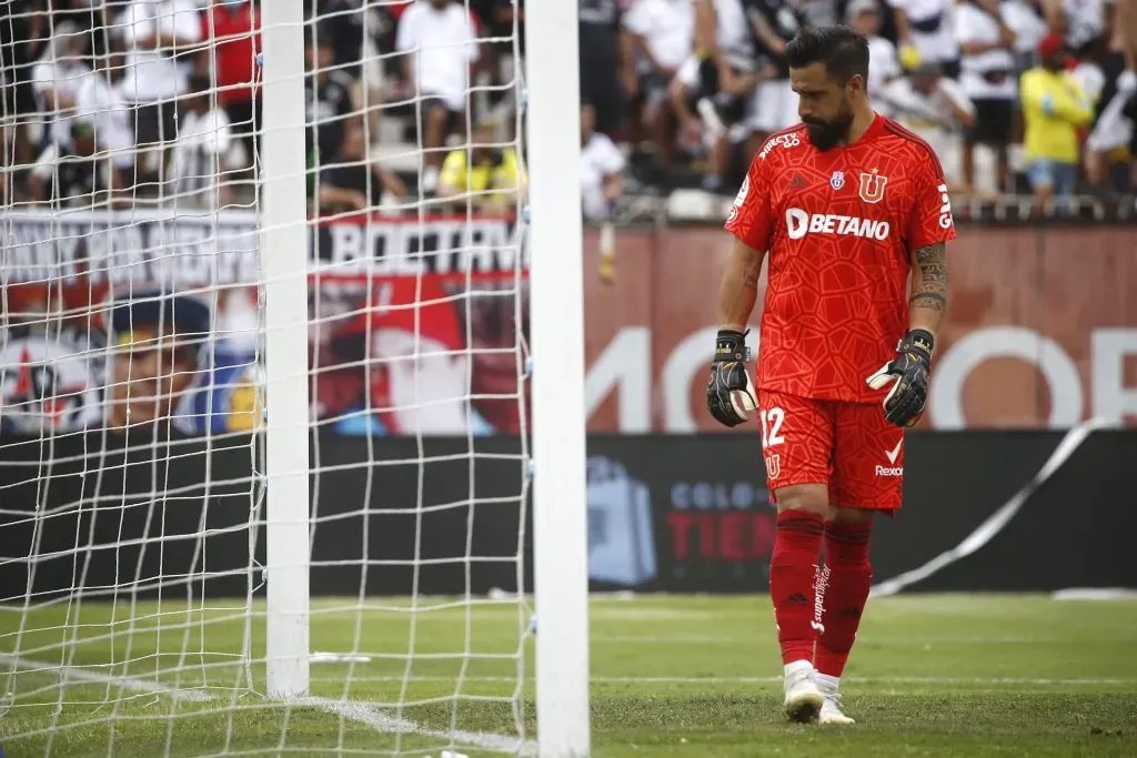 Hernán Galíndez estuvo en la U sólo un semestre: el primero de 2022. (Marcelo Hernandez/Photosport).