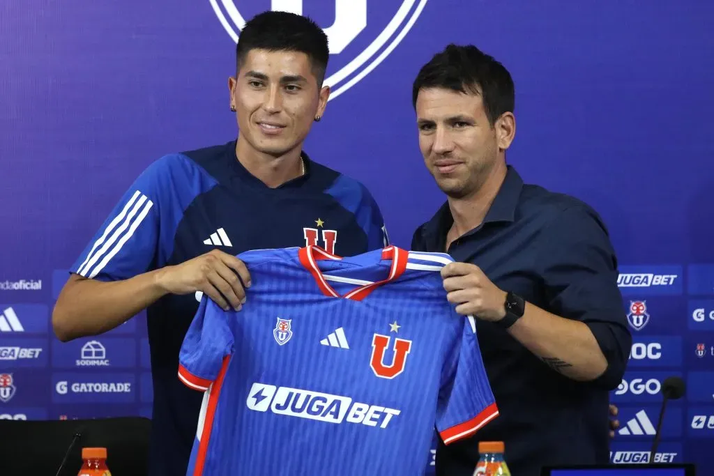 Manuel Mayo en la presentación de Matías Sepúlveda. (Javier Salvo/Photosport).