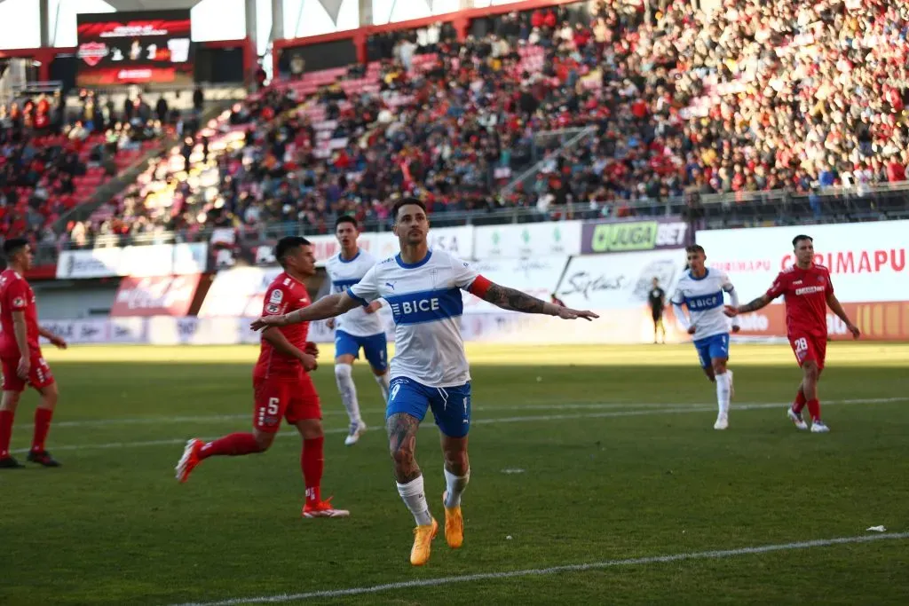Fernando Zampedri llegó a 114 goles con la camiseta de Universidad Católica. | Foto: Photosport.