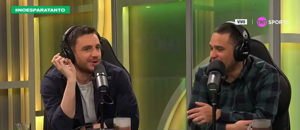 Gonzalo Fouillioux en el programa No es Para Tanto. (Captura TNT Sports).