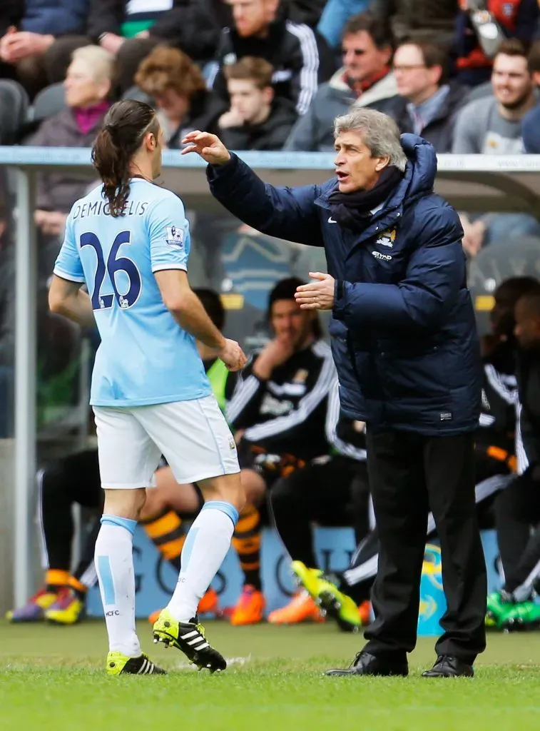 Manuel Pellegrini fue un ejemplo a seguir para Martín Demichelis. Foto: Getty Images.