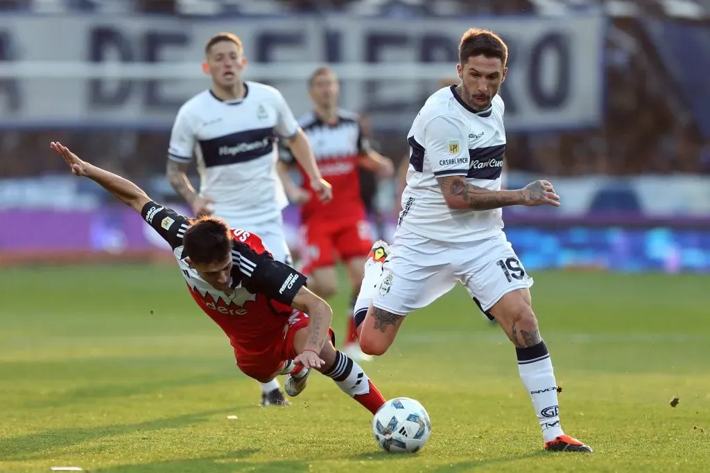 Pablo Solari no es fijo en River. (Photo by Daniel Jayo/Getty Images)