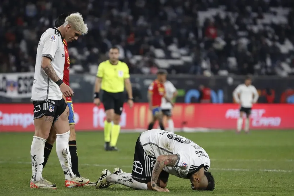 Arturo Vidal no estará desde el arranque en Colo Colo y Junior celebra. Foto: Photosport.