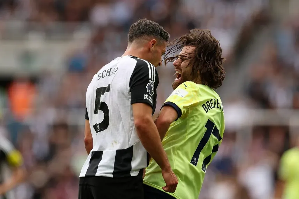 Ben Brereton Díaz le enseñó a los ingleses a pronunciar su apellido luego de la polémica del fin de semana. Erling Haaland también lo hizo. Foto: Getty Images.