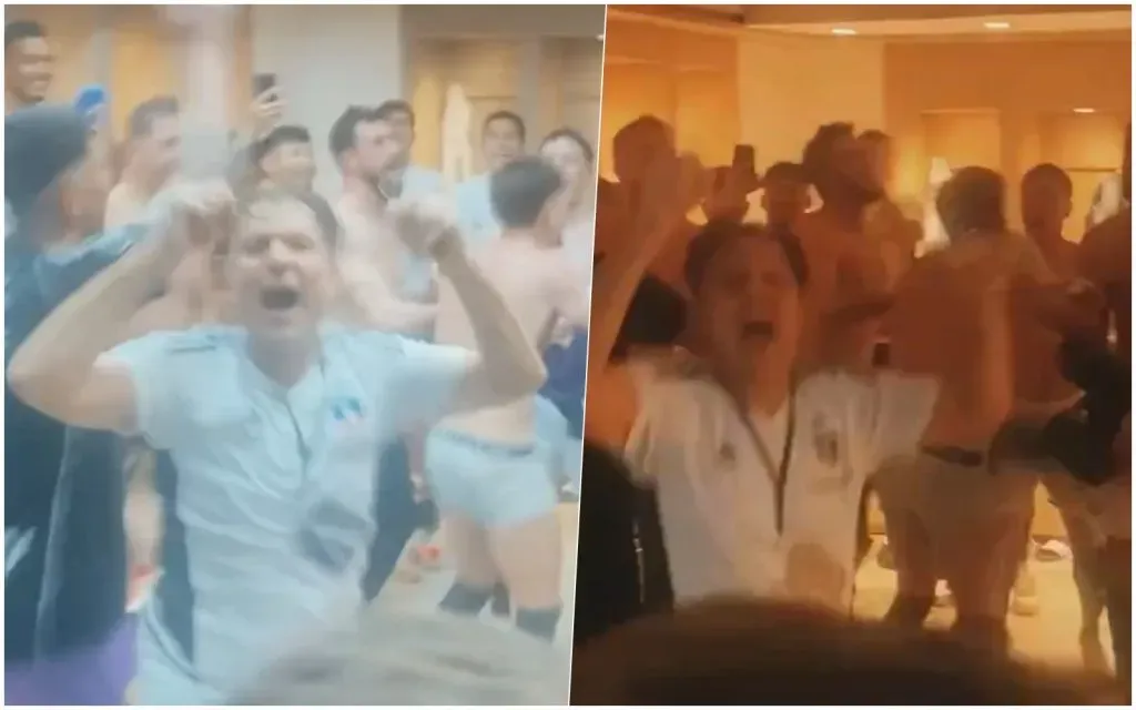 Aníbal Mosa celebró en Colombia con Colo Colo.