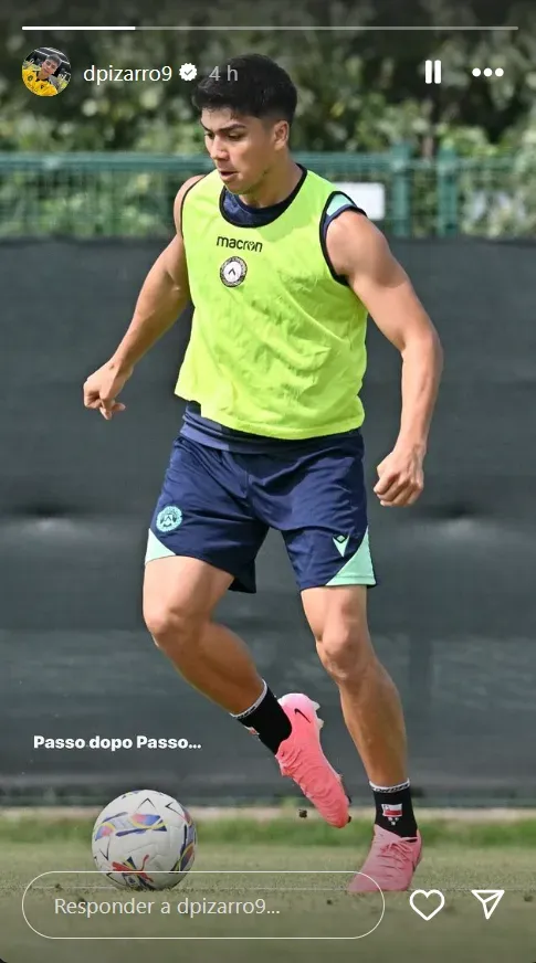 La historia de Damián Pizarro. (Captura de Instagram).