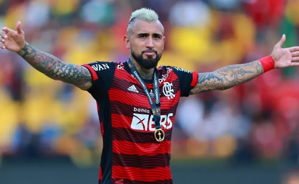 Vidal quiere repetir la conquista de la Libertadores como ya lo hizo con Flamengo
