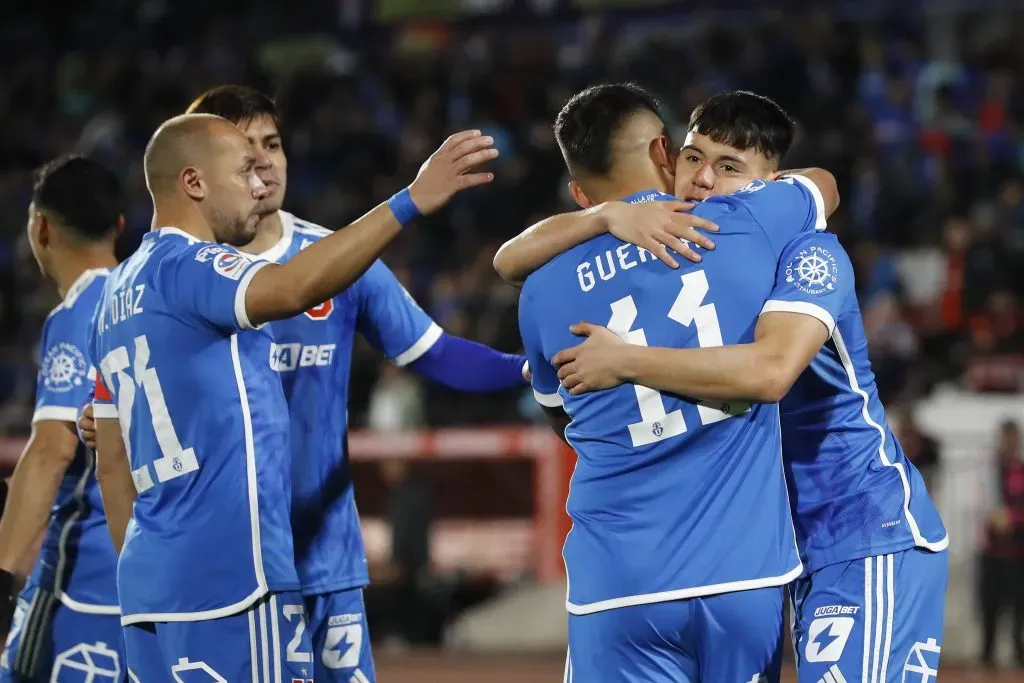 Marcelo Díaz, uno de los que más cerca está de Ignacio Vásquez en la U. (Felipe Zanca/Photosport).