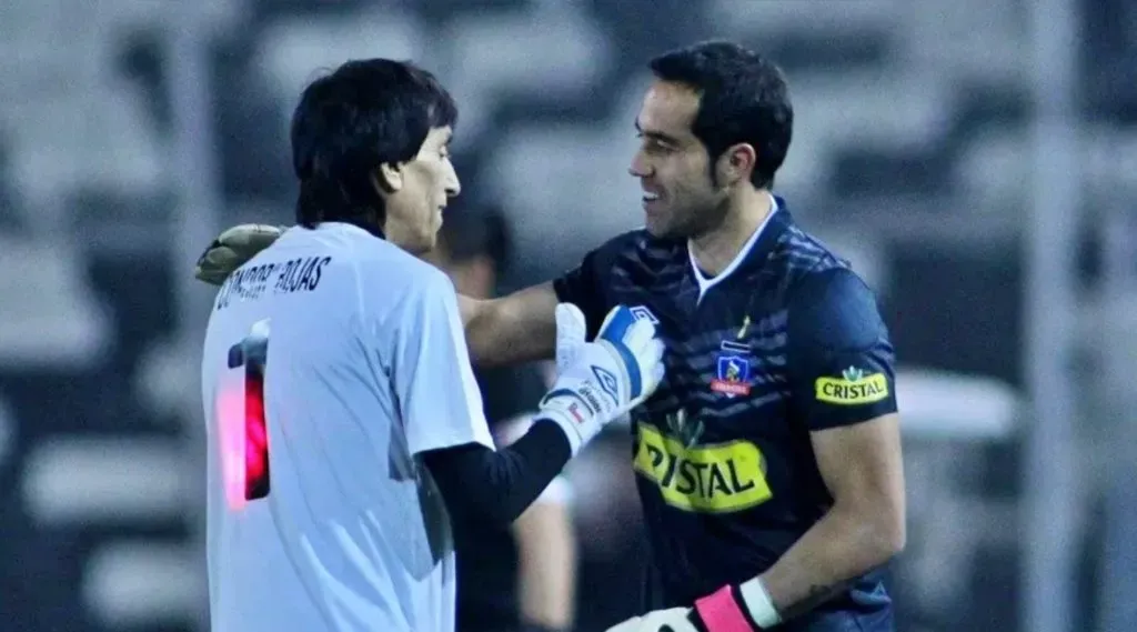 Rojas y Bravo juntos en el Monumental.