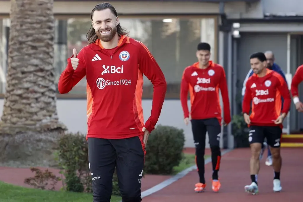 Chile publicó imágenes de Ben Brereton tras su salida de Juan Pinto Durán que asustó a todos. Foto: Carlos Parra, Comunicaciones FFCh.