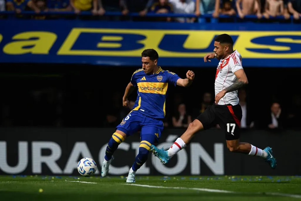 Paulo Díaz fue figura en River ante Boca. Foto: Imago