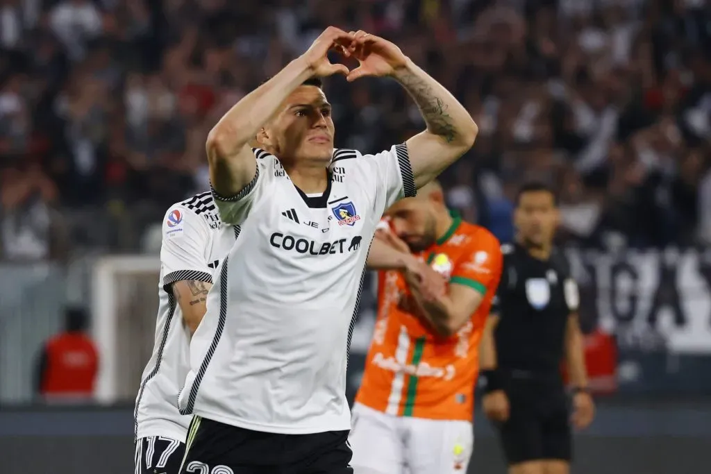 Lucas Cepeda lideró el triunfo de Colo Colo. Imagen: Photosport.