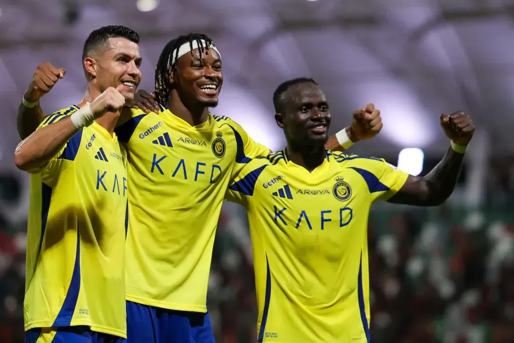 Cristiano sigue anotando y sumando alegrías en el Al Nassr / Getty