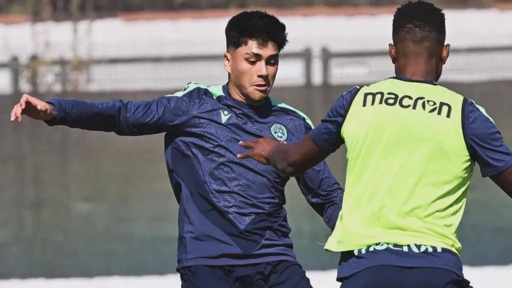 Damián Pizarro lleva semanas esperando por su debut en el Udinese. Foto: Udinese.