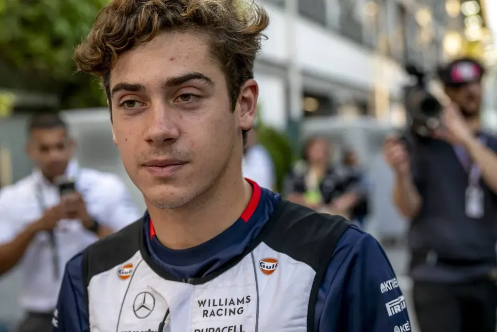 Franco Colapinto en Marina Bay, sede del Gran Premio de Singapur. (Foto: Imago).