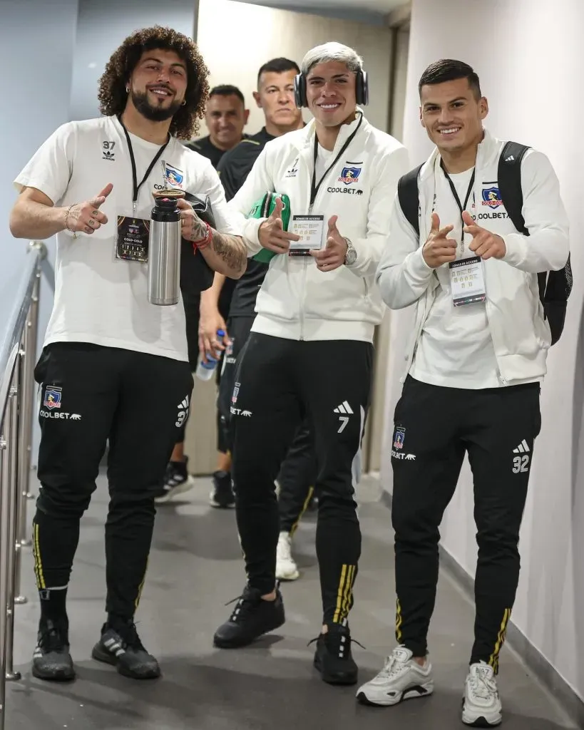 Falcón, Cepeda y Palacios. (Foto: Colo Colo).