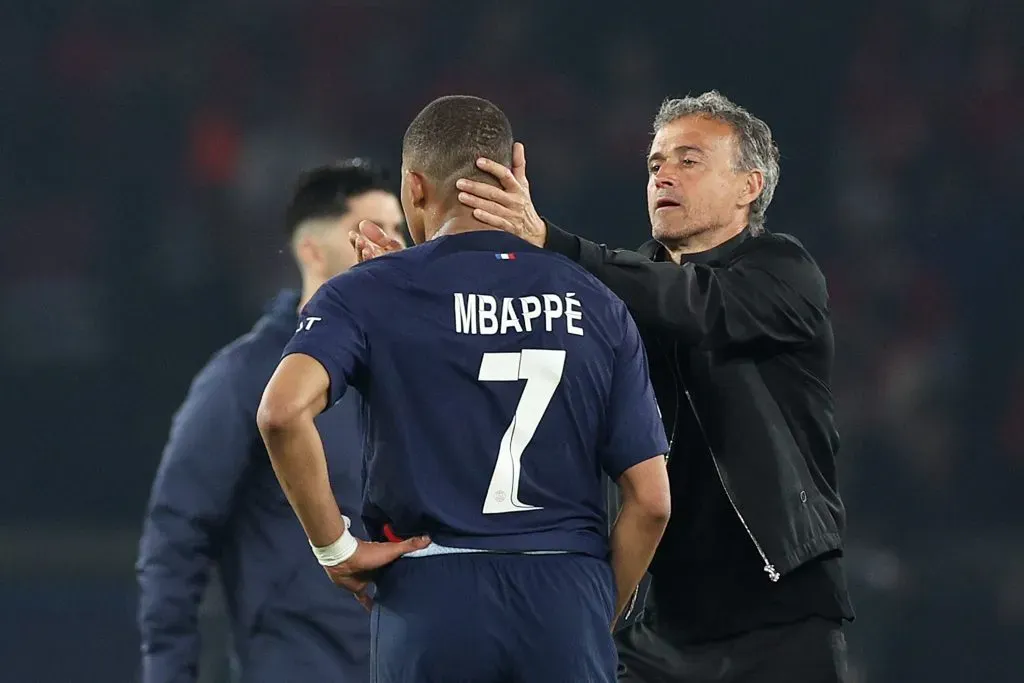 Mbappé y Luis Enrique alcanzaron las semis de la Champions con el PSG | Getty Images