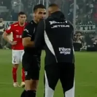 Almirón manda a ofrecer sus disculpas por el show a Cabero tras ser expulsado en el clásico de Colo Colo ante la UC