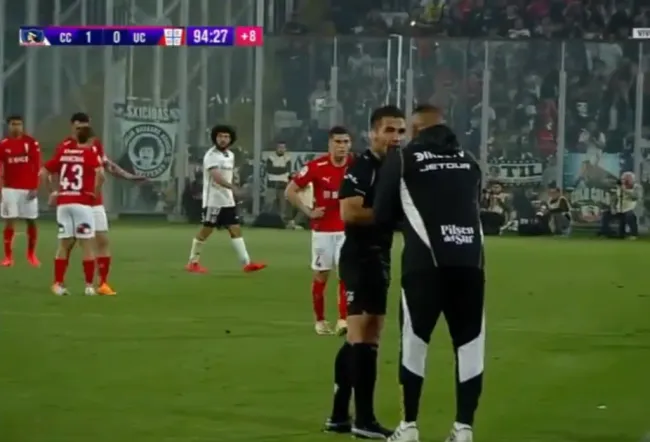 Almirón y Cabero. (Captura TNT Sports).