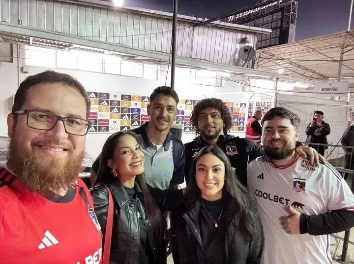 Zampedri y Falcón compartieron un largo rato después del clásico | Instagram (flotommy)