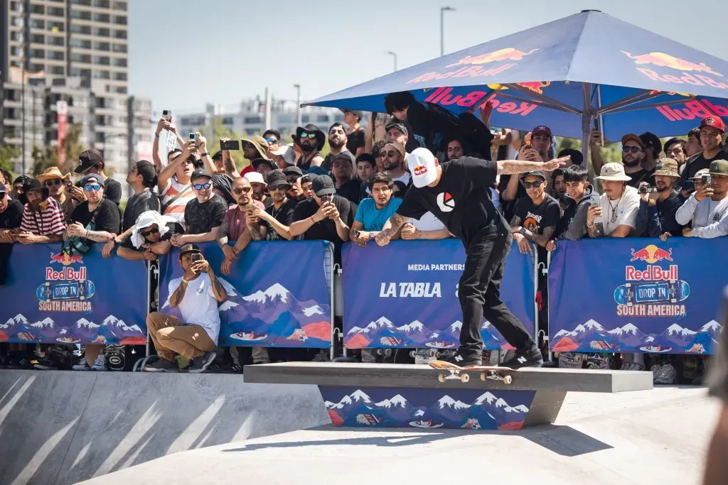 Nadie quedó indiferente ante el talento de los mejores skaters en Chile. Foto: Red Bull Content Pool.