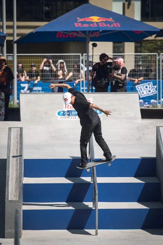 Las leyendas del skate mundial dijeron presente en el Estadio Nacional. Foto: Red Bull Content Pool.