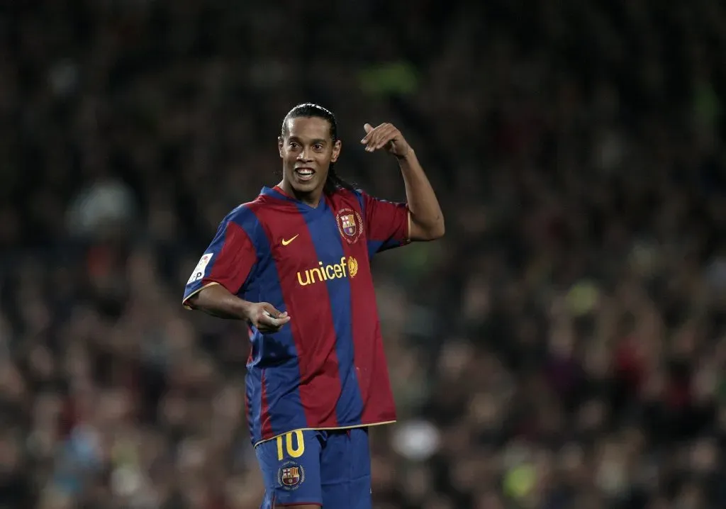 Ronaldinho brilló en su etapa en Barcelona. (Photo by Jasper Juinen/Getty Images)