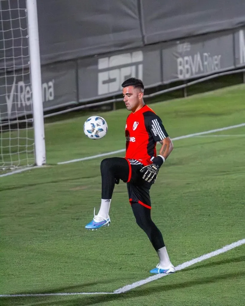 Gabriel Degenhardt en River Plate. (Captura Instagram).