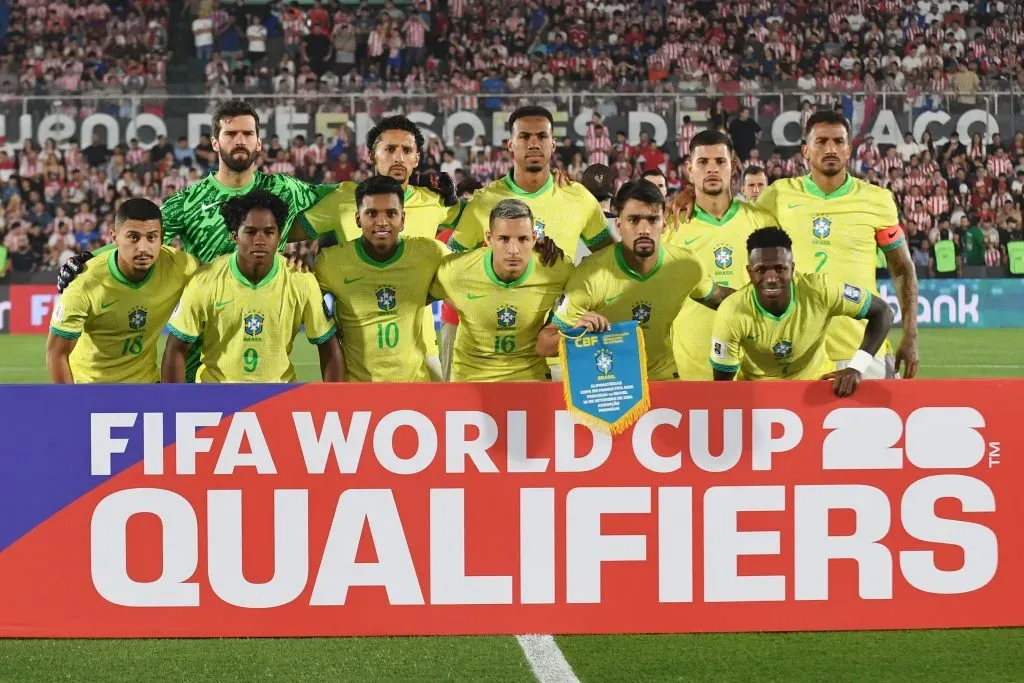 Brasil perdió en su última presentación ante Paraguay. Imagen: Getty.