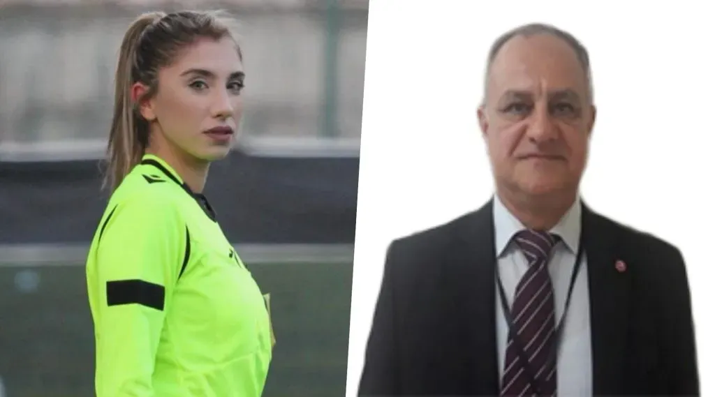 Elif Karaarslan y Orhan Erdemir, los involucrados en este tremendo escándalo en el futbol de Turquía. | Foto: Archivo.