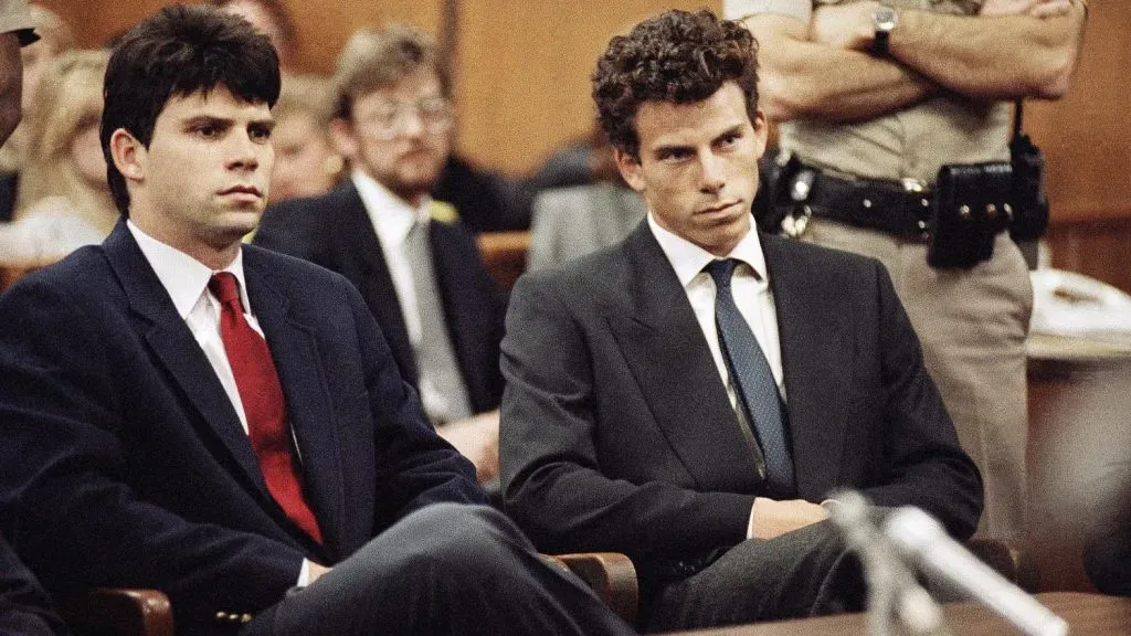 Hermanos Menéndez durante una de las audiencias del juicio en su contra.