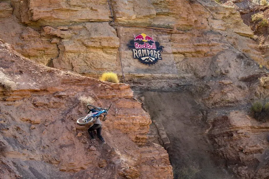 Robin Goomes en las preparaciones para participar en Red Bull Rampage en Utah. Foto: Robin O’Neill / Red Bull Content Pool.