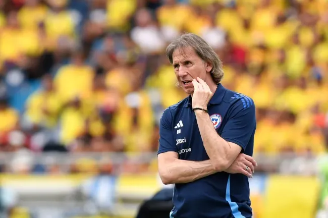 Gareca sufrió mucho el partido ante Colombia. (Gabriel Aponte/Getty Images).