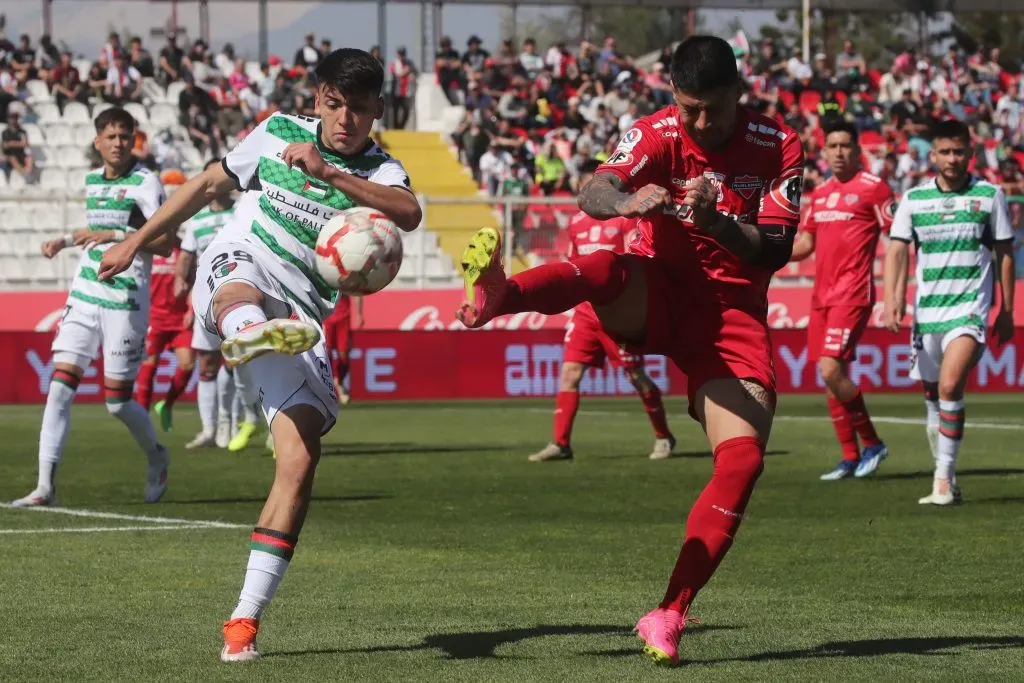 Ian Garguez suma 534 minutos en el Campeonato Nacional 2024 con Palestino. (Jonnathan Oyarzun/Photosport).