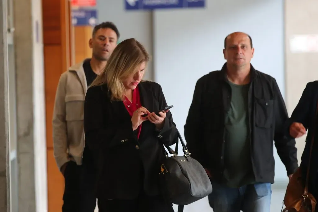 Mauricio Valenzuela en la audiencia de formalización de Jorge Valdivia por un delito sexual. (Foto: Aton).