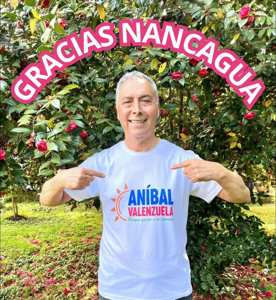 Aníbal Valenzuela, el nuevo alcalde de Nancagua. (Captura Facebook).