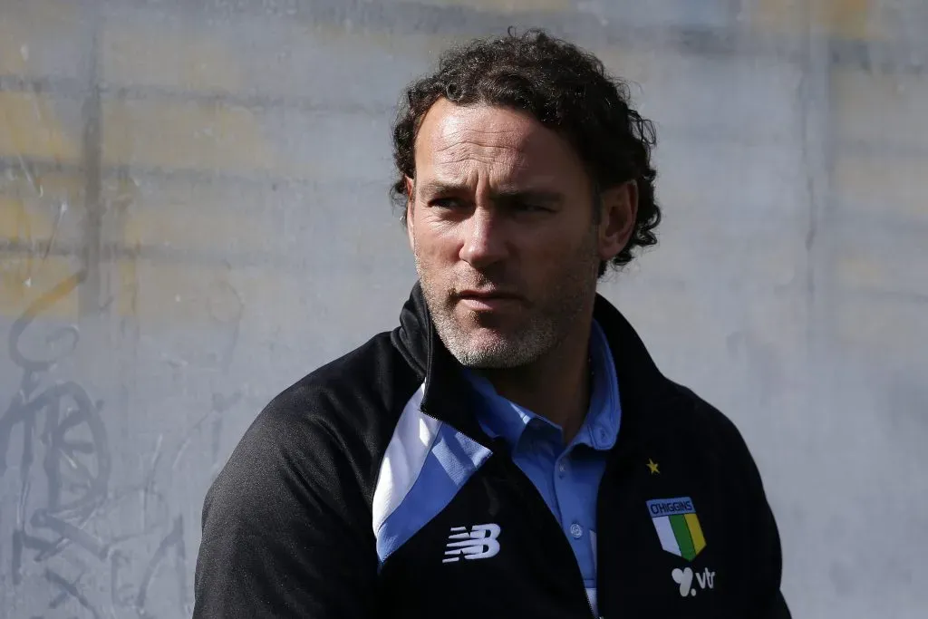 Gabiel Milito en su época de entrenador de O’Higgins. (Raul Zamora/Photosport).