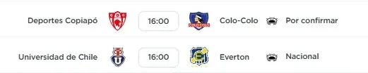 Así figura la fecha 30 en la programación de la ANFP. ¿Dondé se jugará finalmente el Copiapó vs Colo Colo? | Foto: Captura.