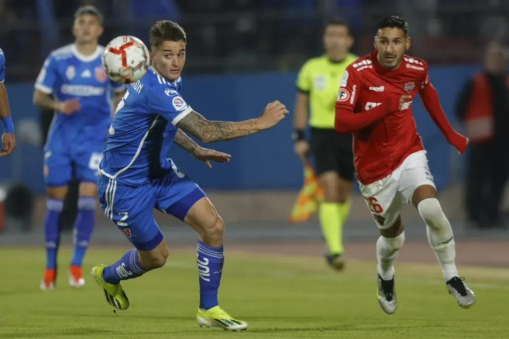 Calderón es titular indiscutido en U. de Chile. Imagen: Photosport