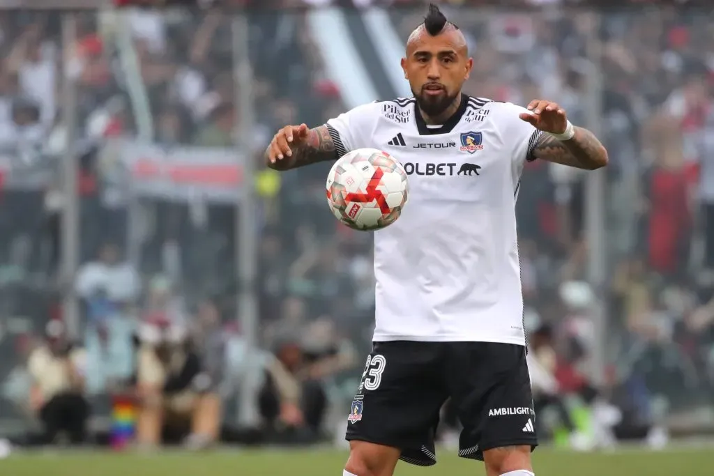Arturo Vidal dio una asistencia contra Iquique. Imagen: Photosport.