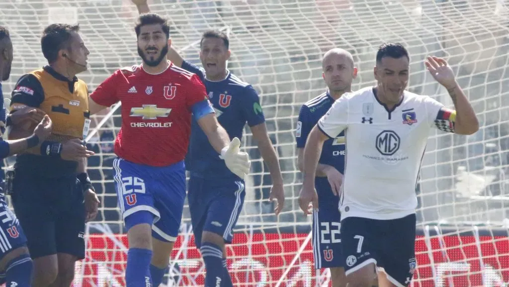 Johnny Herrera no tuvo piedad con el Tribunal de Disciplina tras el fallo a la denuncia de la U a Colo Colo. Foto: Photosport.