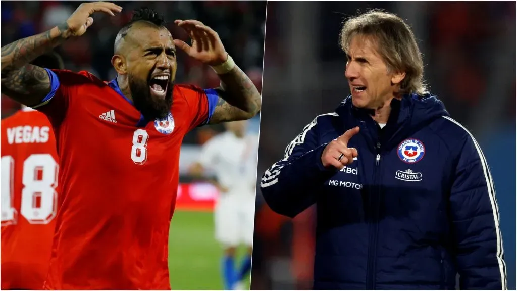 El regreso de Arturo Vidal a Chile ha dejado expuesto a Ricardo Gareca, según un histórico de la Roja. Foto: Photosport.